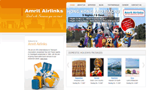 Desktop Screenshot of amritairlinks.com